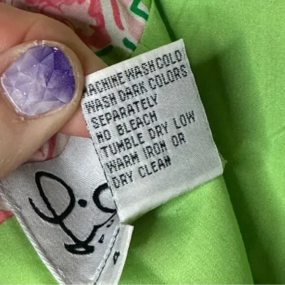 Lilly Pulitzer Vintage White Label Musical Monkeys Jungle Print skirt - Picture 7 of 10